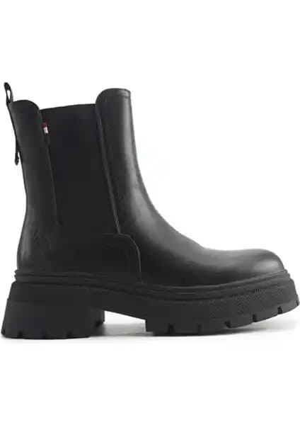 U.S. Polo Assn. 4W ILLY 4Pr Siyah Kadın Chelsea Botları Şıklık ve Konfor Sunar