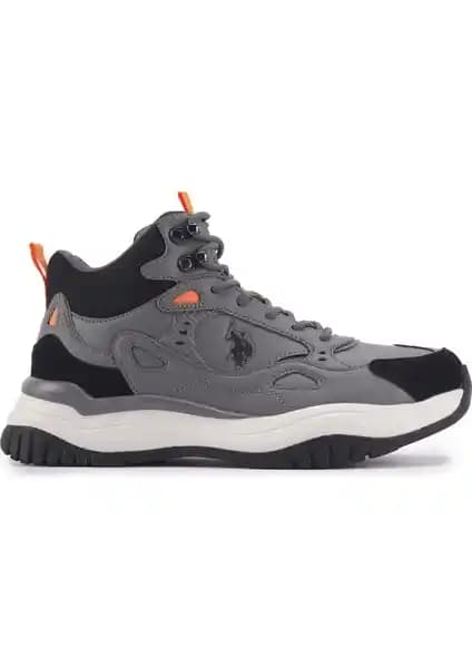 U.S. Polo Assn. Marcel Hı 3pr Gri Erkek Outdoor Botları Dayanıklı ve Şık Tasarım