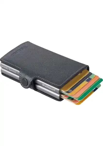 Walsmart Twin Safiano Akıllı Deri Cüzdan: Şıklık ve Güvenlik Bir Arada