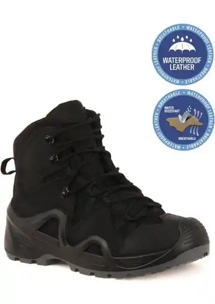 YDS Astor Mid Cut Bot Siyah: Dayanıklı ve Konforlu Outdoor Taktik Botu