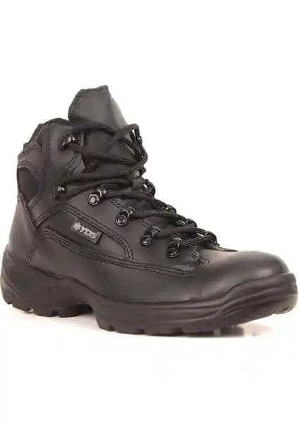 YDS Attt 1092 Pars Siyah Hakiki Deri Güvenlik ve Günlük Kullanım Botu