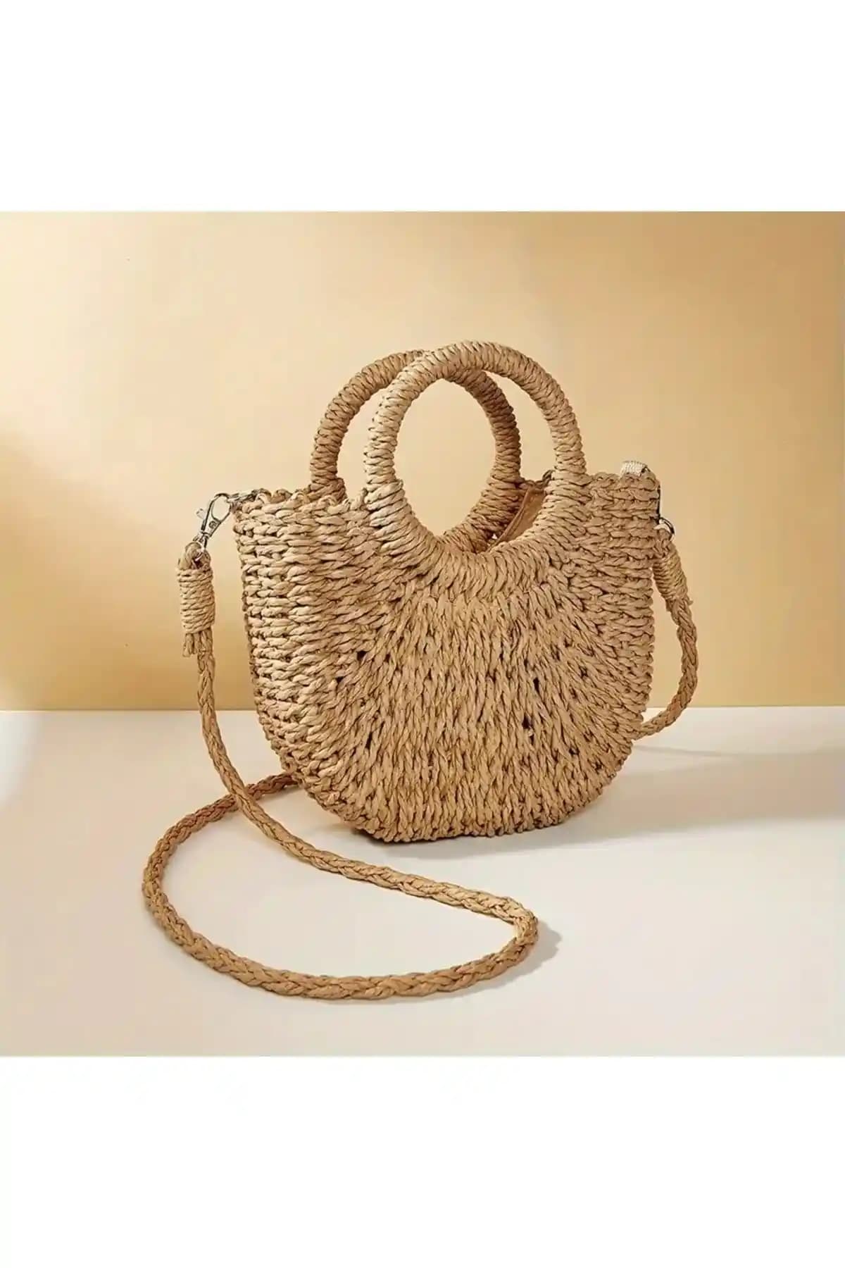 Yılz Accessory Hasır Kadın Çantası: Şık ve Fonksiyonel Yazlık Plaj Çantası