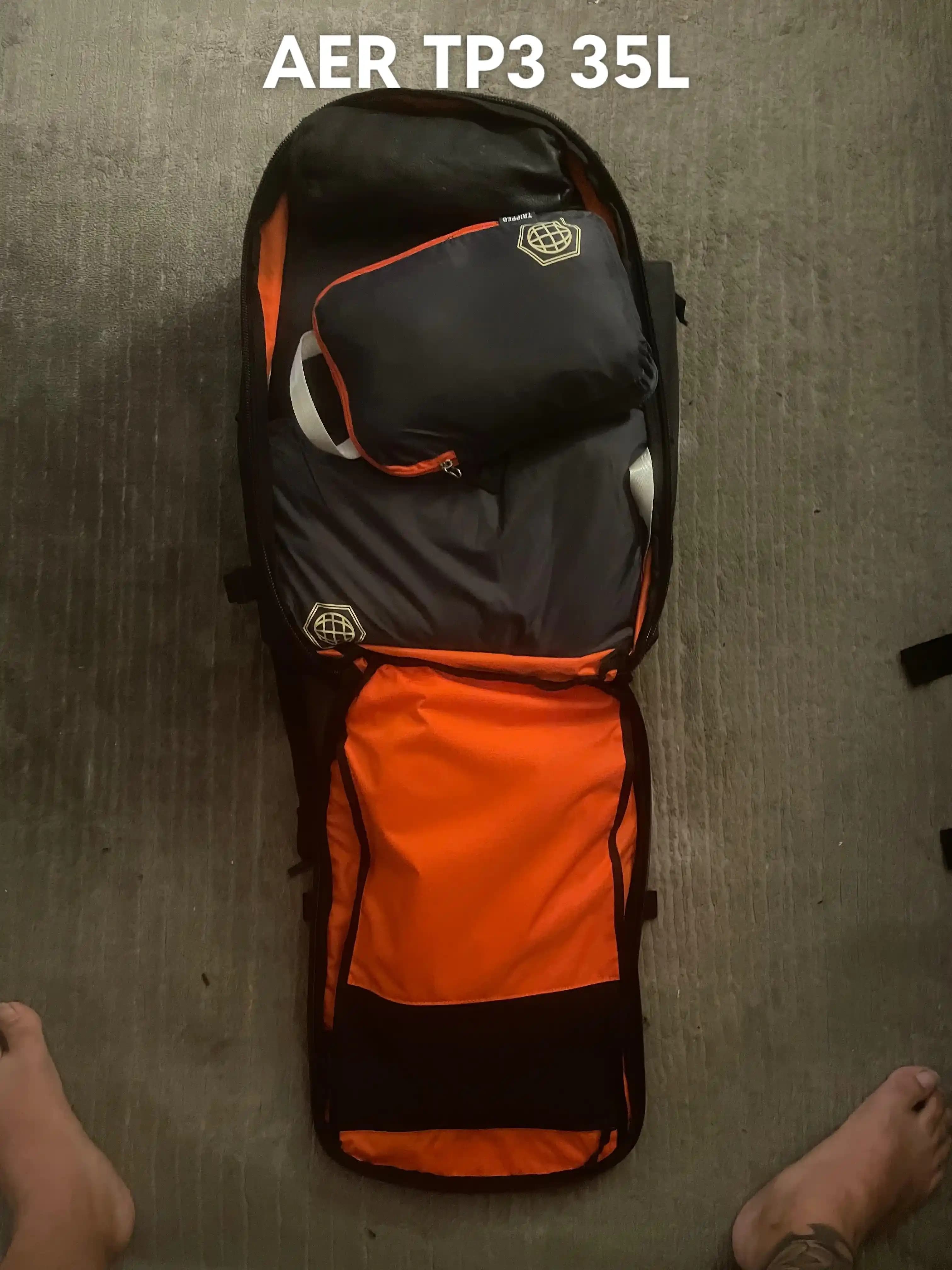 Aer TP3, Tortuga Expandable ve Cotopaxi Allpa 35 Sırt Çantalarının Depolama Kapasiteleri ve Ergonomik Özellikleri