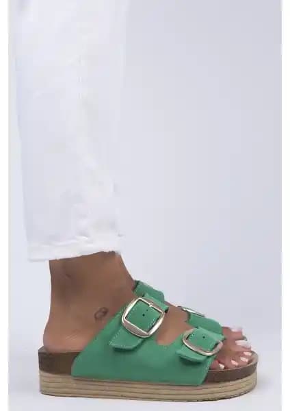 Manijero Selina ve Vina Hakiki Deri Kadın Terlikleri Karşılaştırması