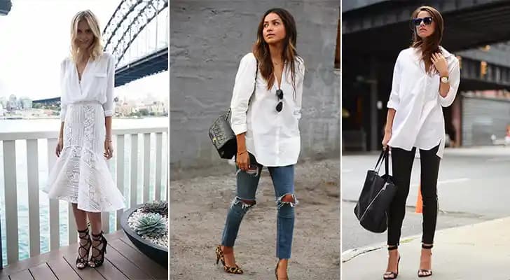 Önü Açık Beyaz Gömlek Kombinleri: Şıklık ve Rahatlığın Modern Yolu