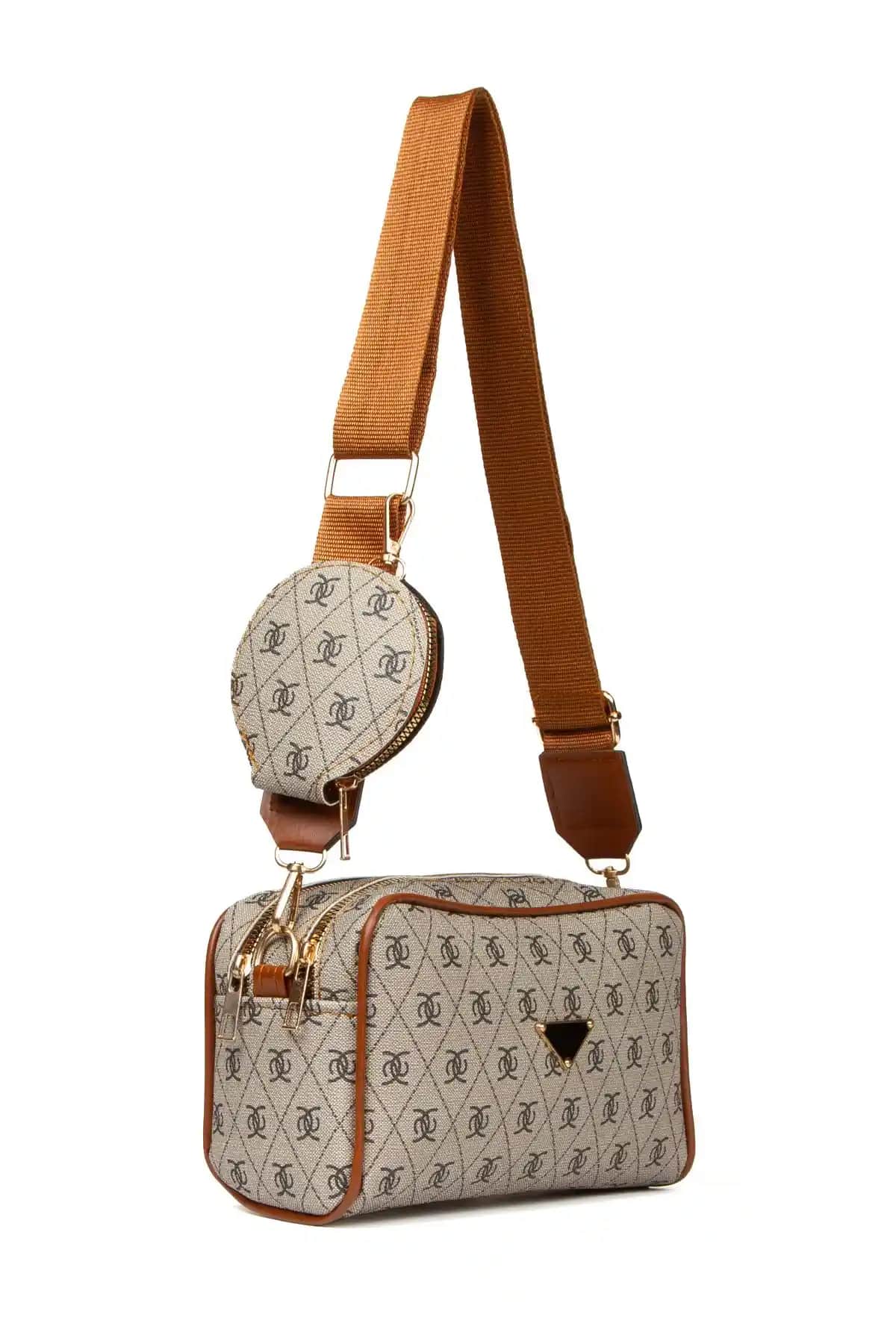 Adelina Bags Kadın Desenli Omuz Çantası Şıklık ve Fonksiyonelliği Bir Arada Sunar