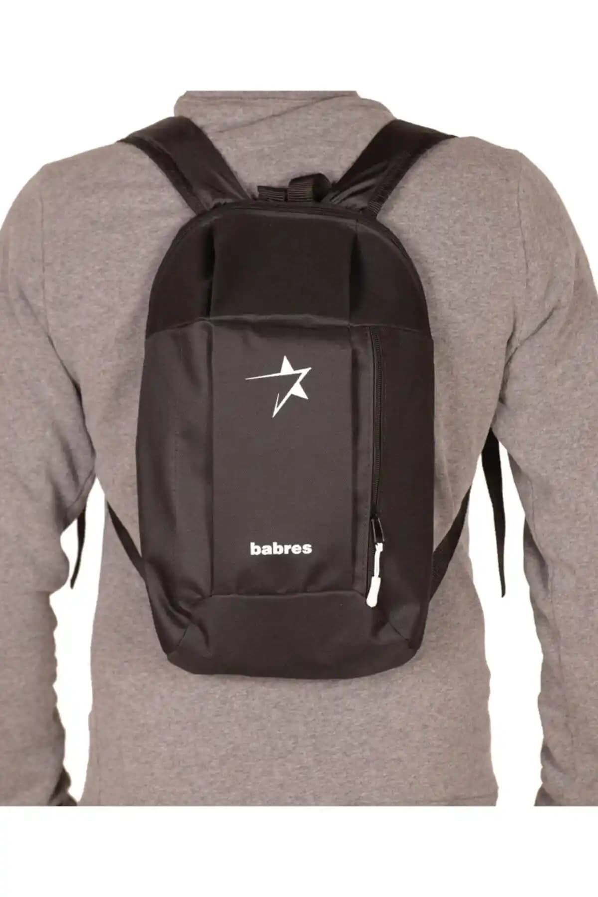 Babres Siyah Unisex Sırt Çantası 10 Litre Hafif ve Suya Dayanıklı Tasarım