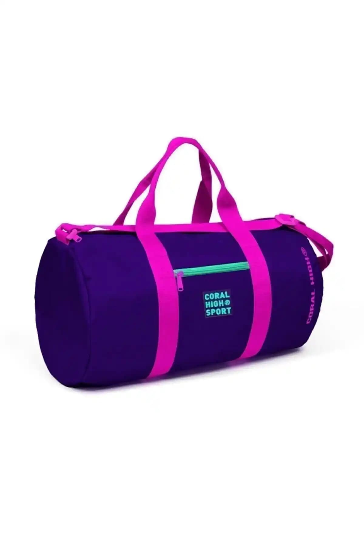 Coral High Mor Spor Çanta: Şık ve Dayanıklı Spor ve Günlük Kullanım Çantası