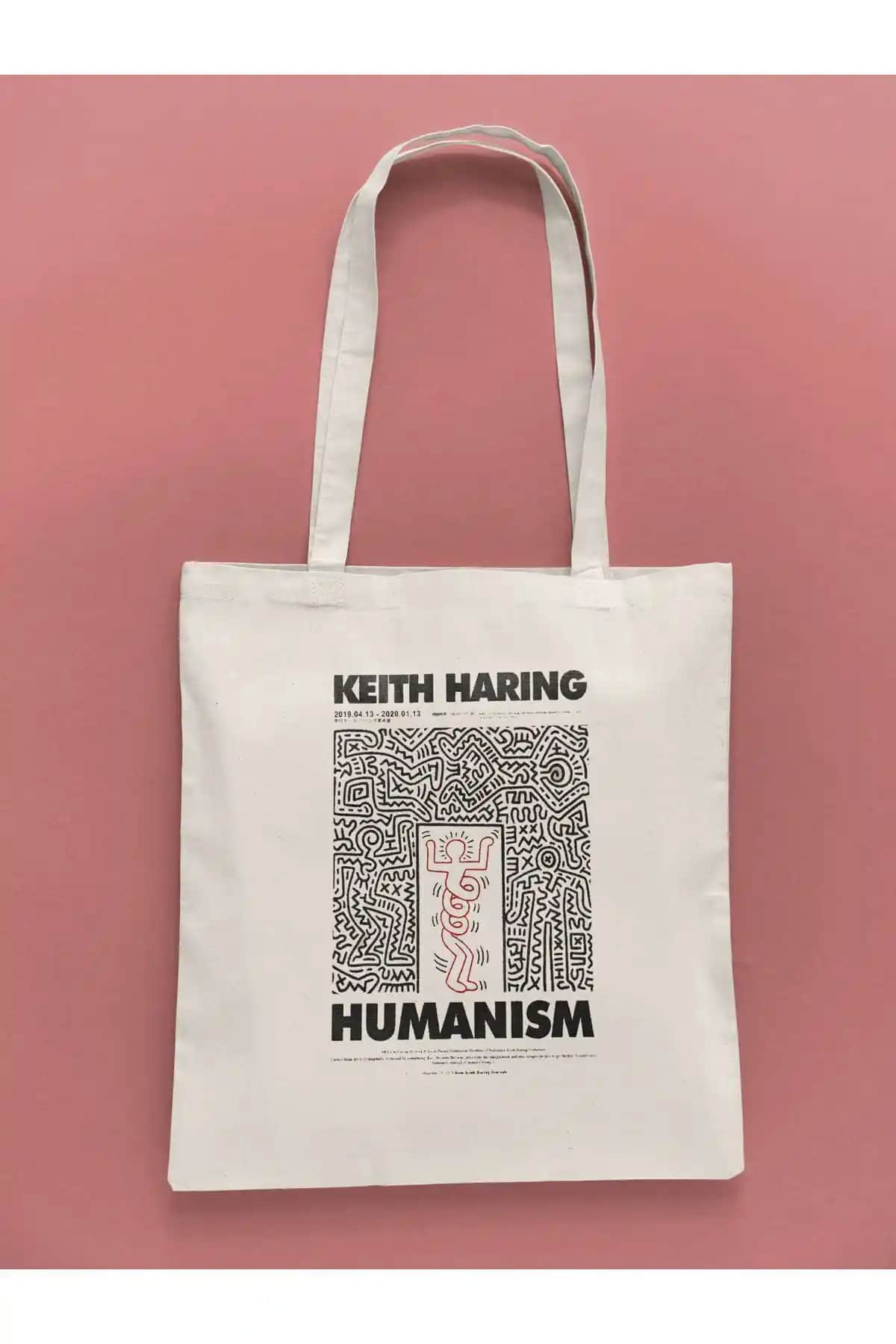 Daystore Keith Haring Humanism Çanta: Şık, Dayanıklı ve Sürdürülebilir Günlük Kullanım Ürünü