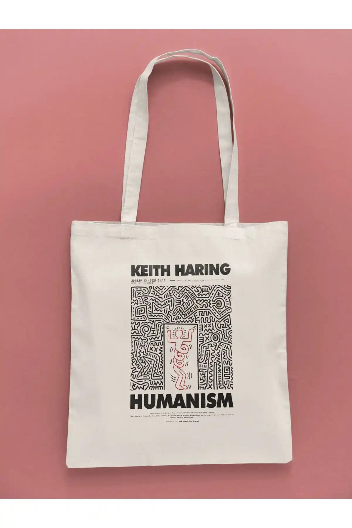 Daystore Keith Haring Humanism Çanta: Şık, Dayanıklı ve Sürdürülebilir Günlük Kullanım Ürünü