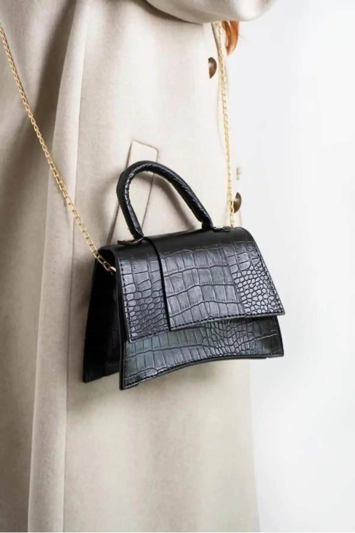 ESTUTE Kadın Mini City El ve Omuz Çantası Şık ve Pratik Tasarımıyla Günlük Kullanım İçin Uygun