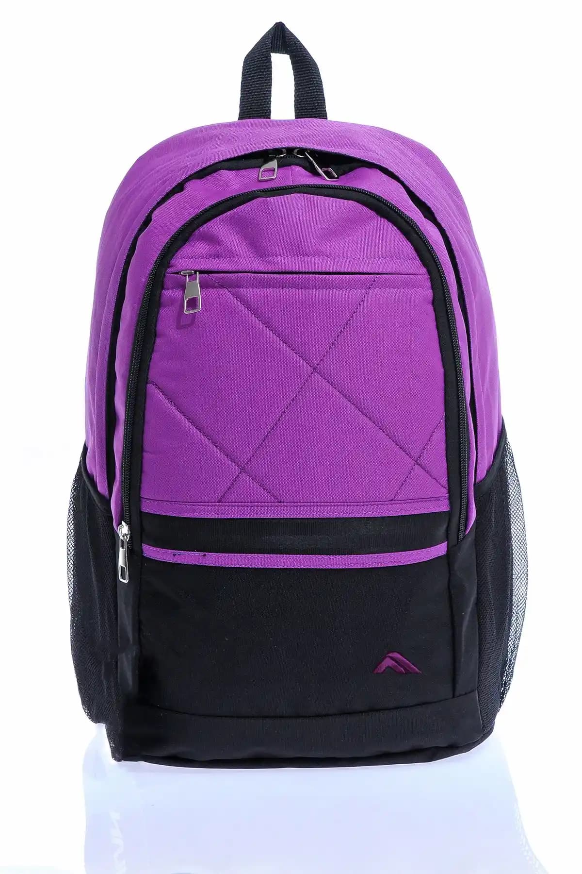 Fiyaka PL-0303 Unisex Mor Okul ve Seyahat Çantası Şık ve Dayanıklı Tasarım