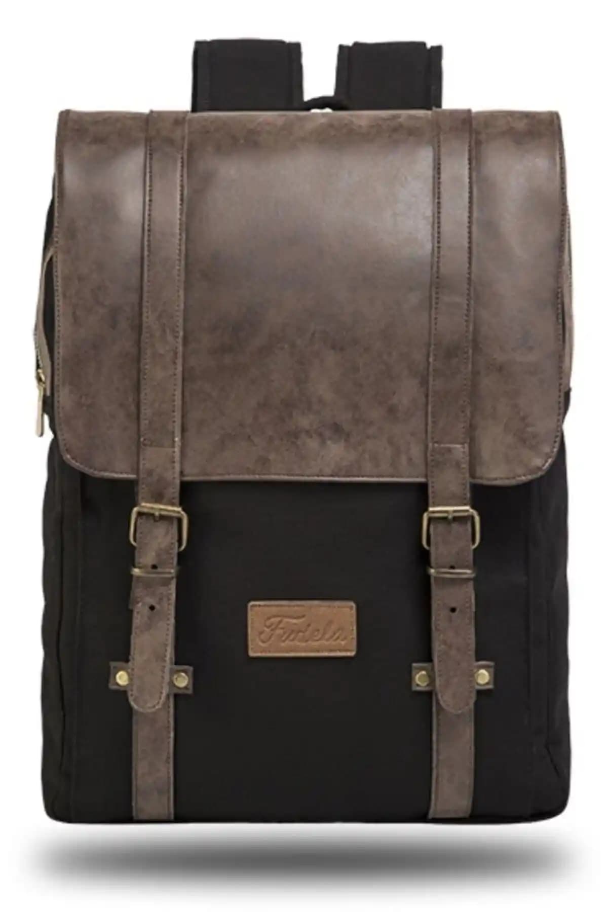 Fudela Nyp Siyah Unisex Sırt Çantası Günlük ve Ofis Kullanımı İçin Şık ve Dayanıklı