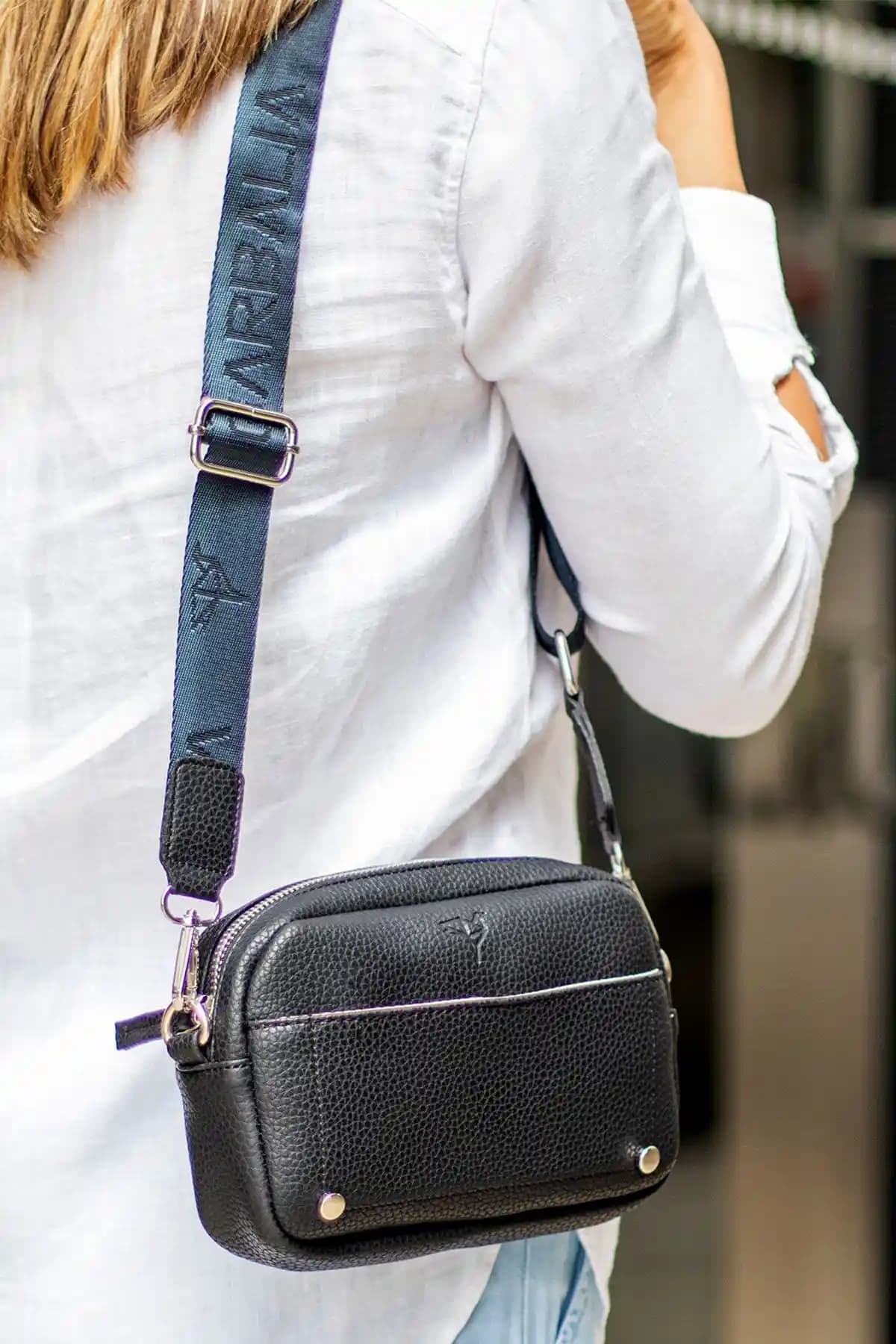 Garbalia West Ayarlanabilir Çapraz El ve Omuz Askılı Mini Siyah Kadı Çanta İncelenmesi