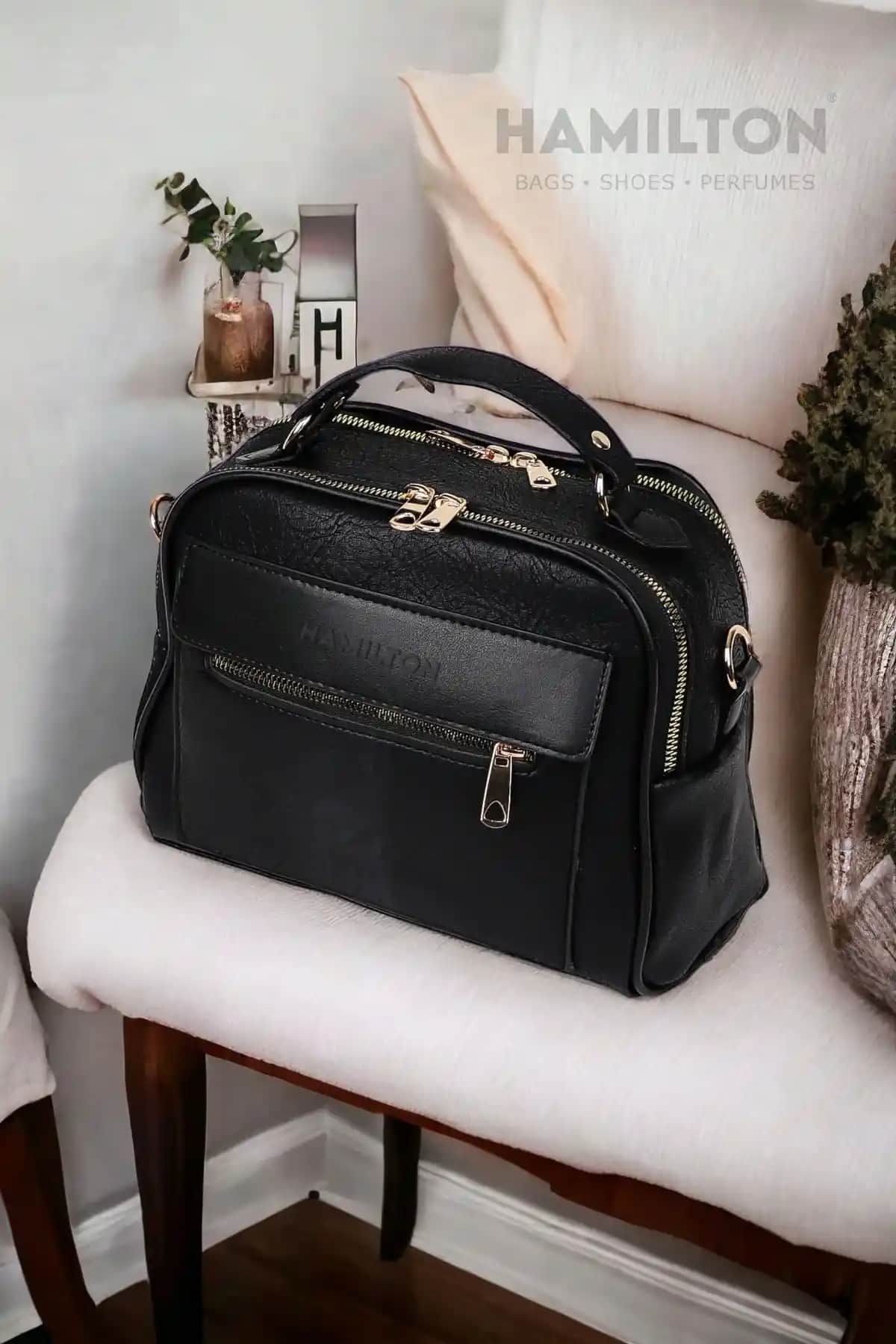 Hamilton Kadın Deri Çanta Günlük Kullanım İçin Çok Fonksiyonlu ve Şık Tasarım