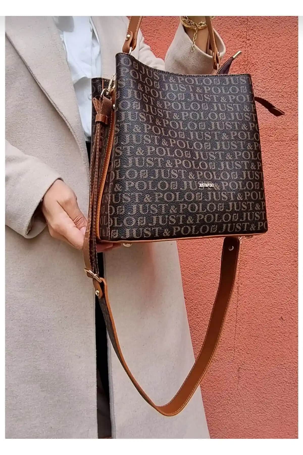Just Polo Kadın Çanta Karşılaştırması Kahve-taba ve Kum Rengi Modelleri