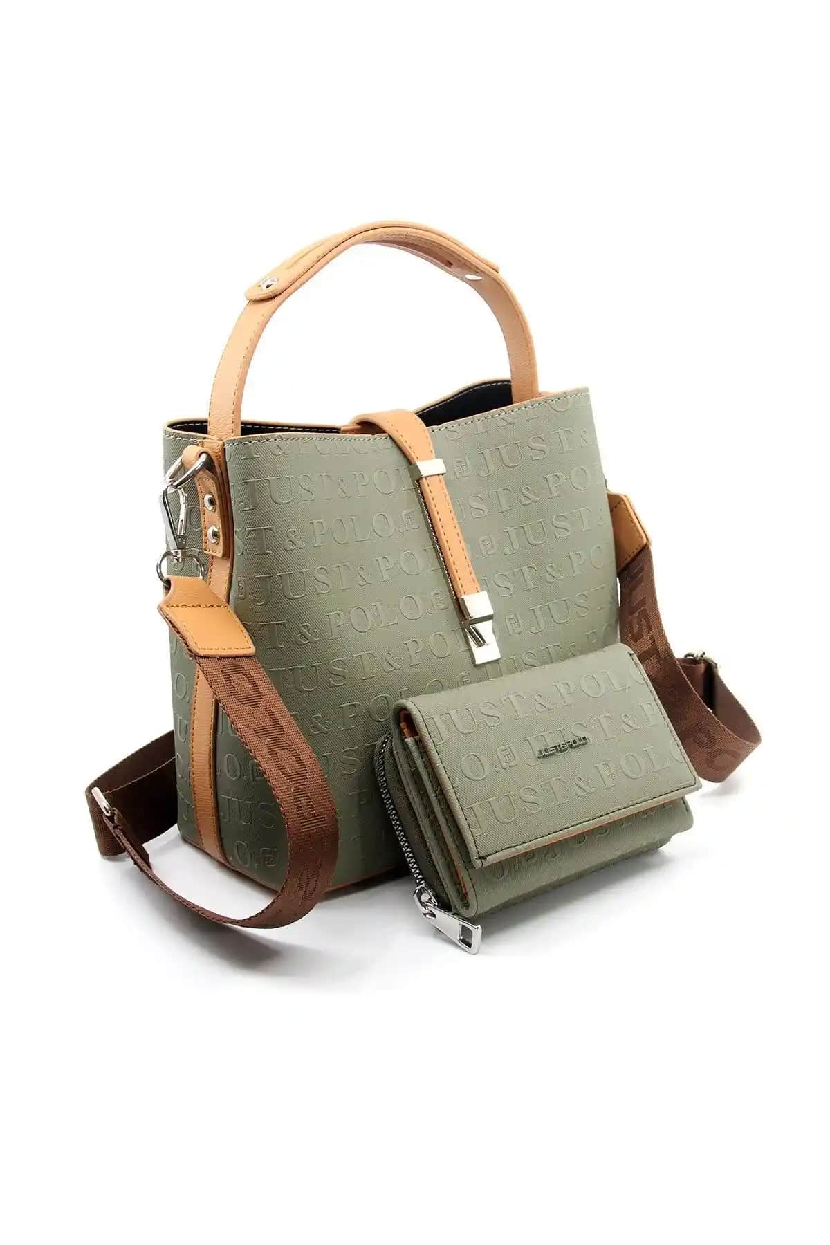 Just Polo Kan Çağla Yeşil Çanta ve Cüzdan Kombini: Şıklık ve Fonksiyonellik Bir Arada
