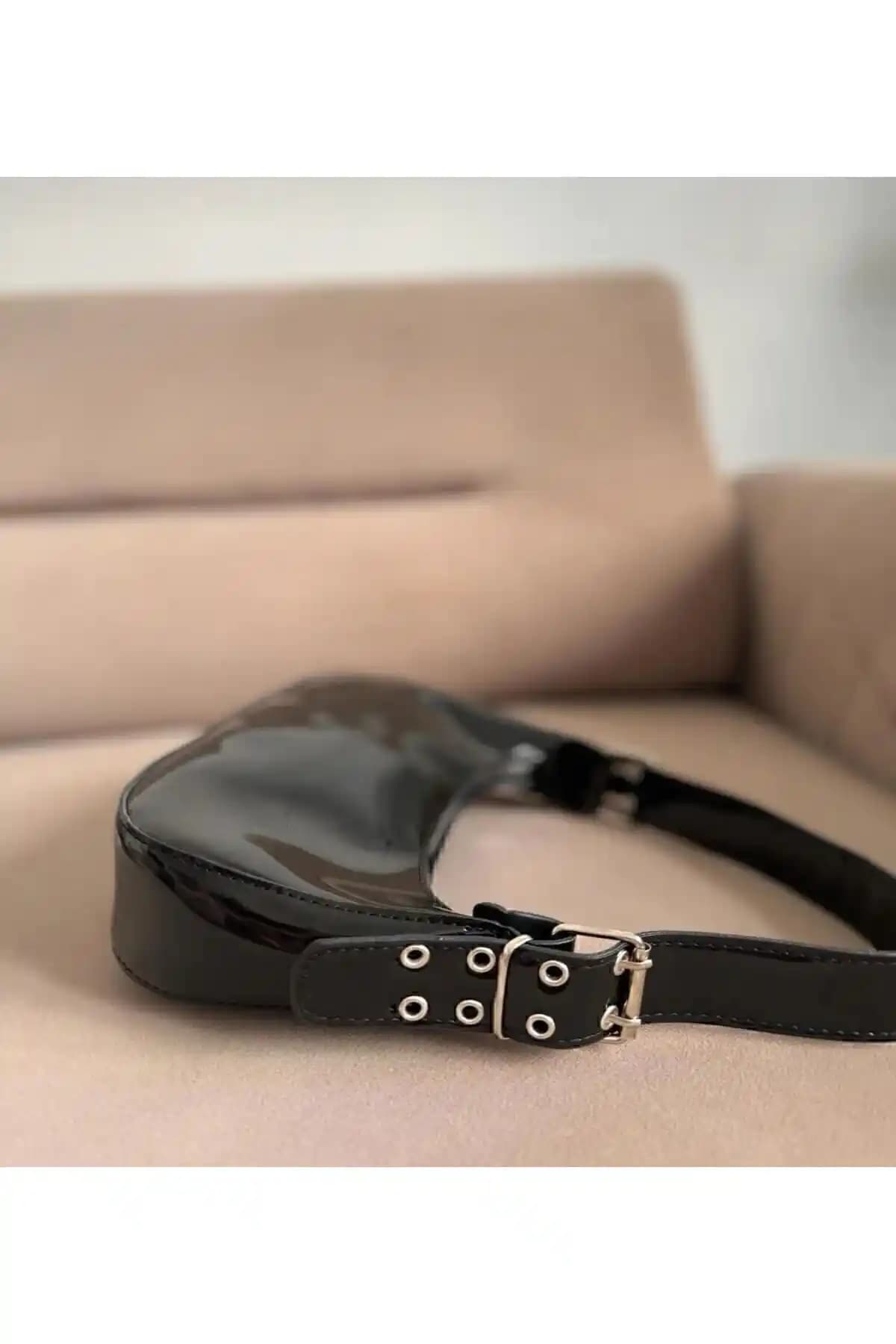 MODA ELF Siyah Rugan Kadın Çantası: Şık ve Dayanıklı Günlük Kullanım Çantası