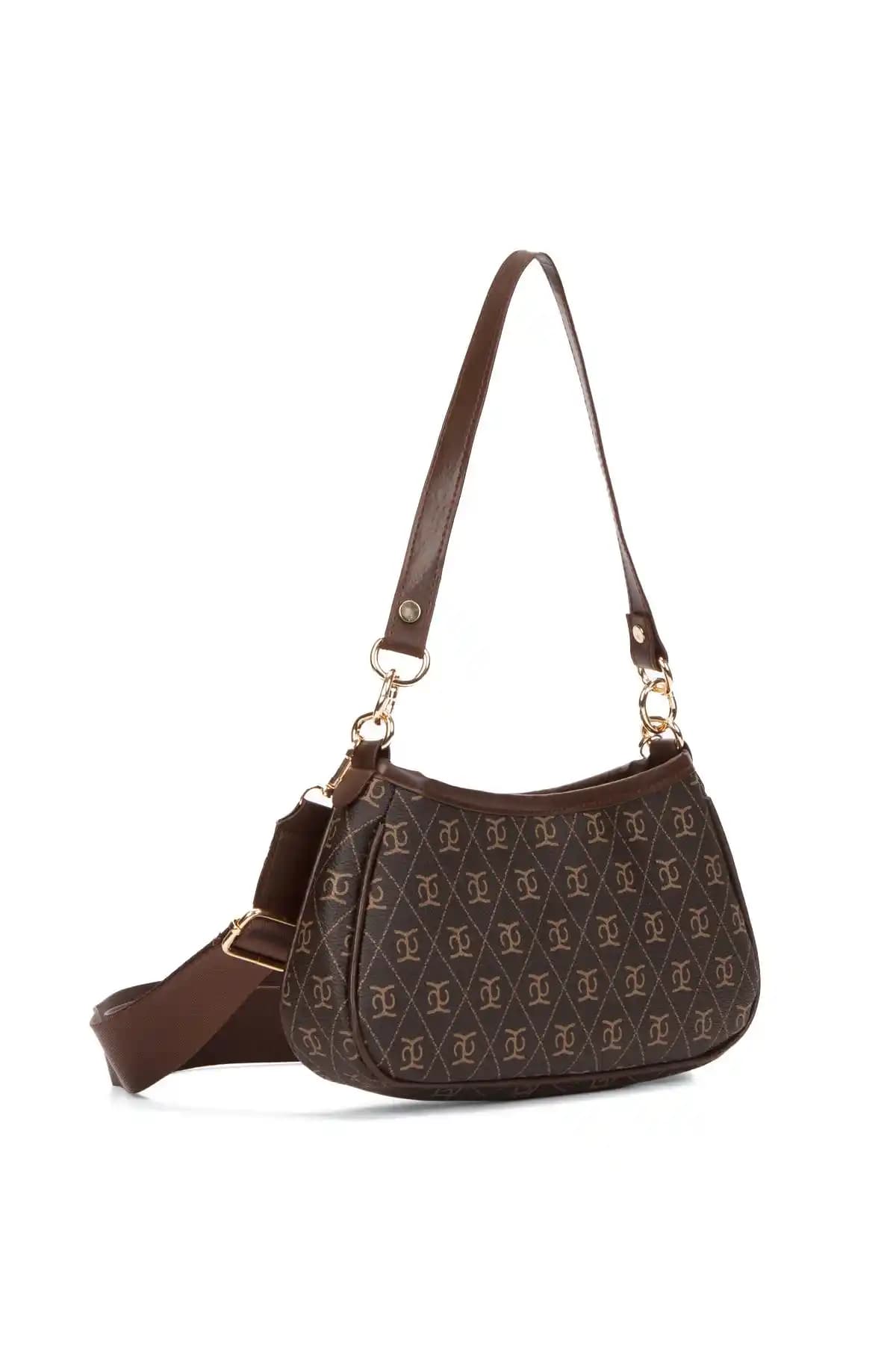 Newish Kan Kahverengi Desenli ve Rosmod Acı Kahve Çanta Seti Karşılaştırması