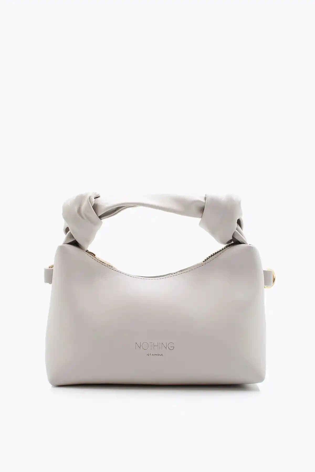 Nothing Kadın Mini Düğüm Detaylı Zincir Askılı El Omuz Çanta - Şık ve Kullanışlı Günlük Aksesuar