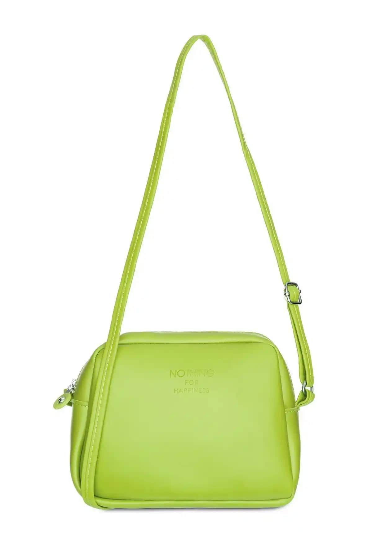 Nothing Kadın Mini Urban Çapraz Askılı Fermuarlı Çanta Modern ve Fonksiyonel Tasarım
