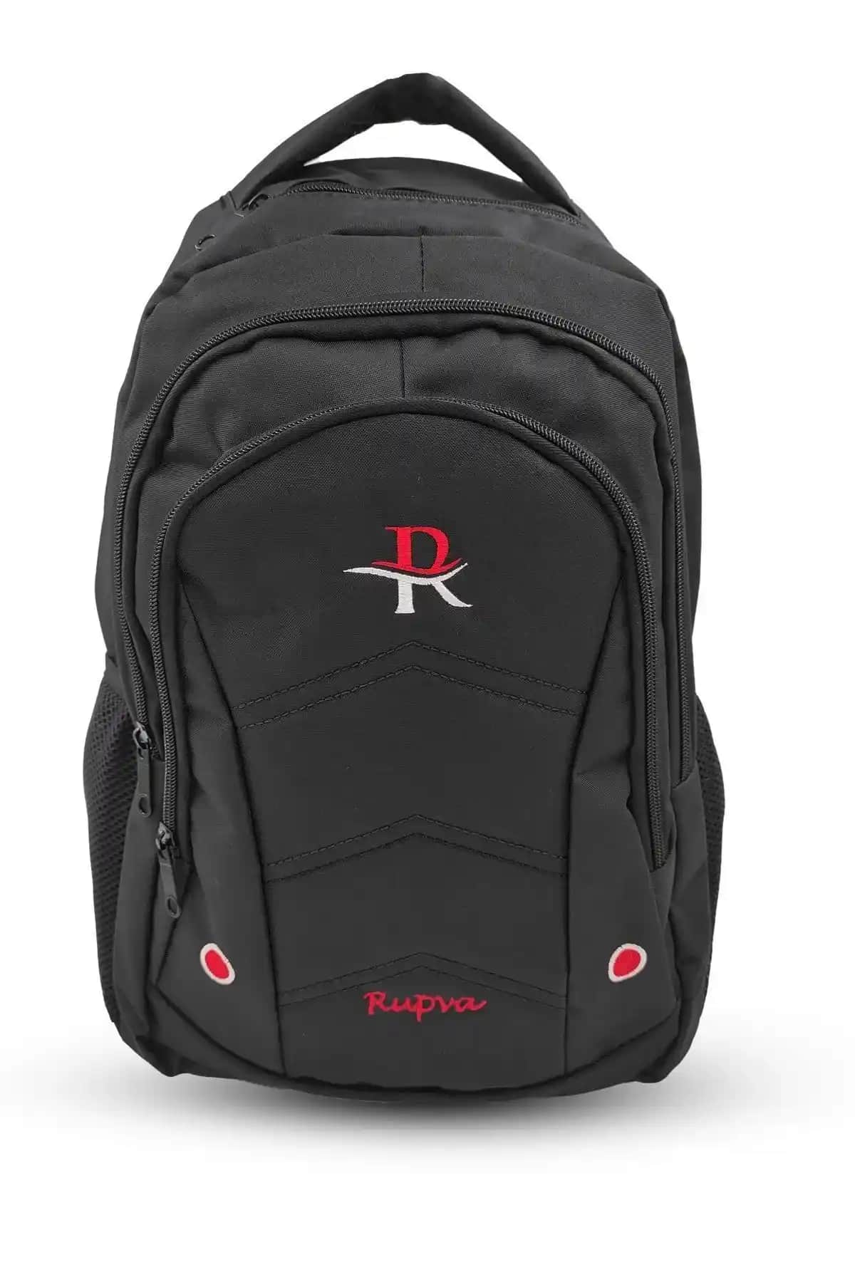 Rupva Siyah Unisex Laptop Sırt Çantası Dayanıklı ve Şık Tasarım Özellikleriyle
