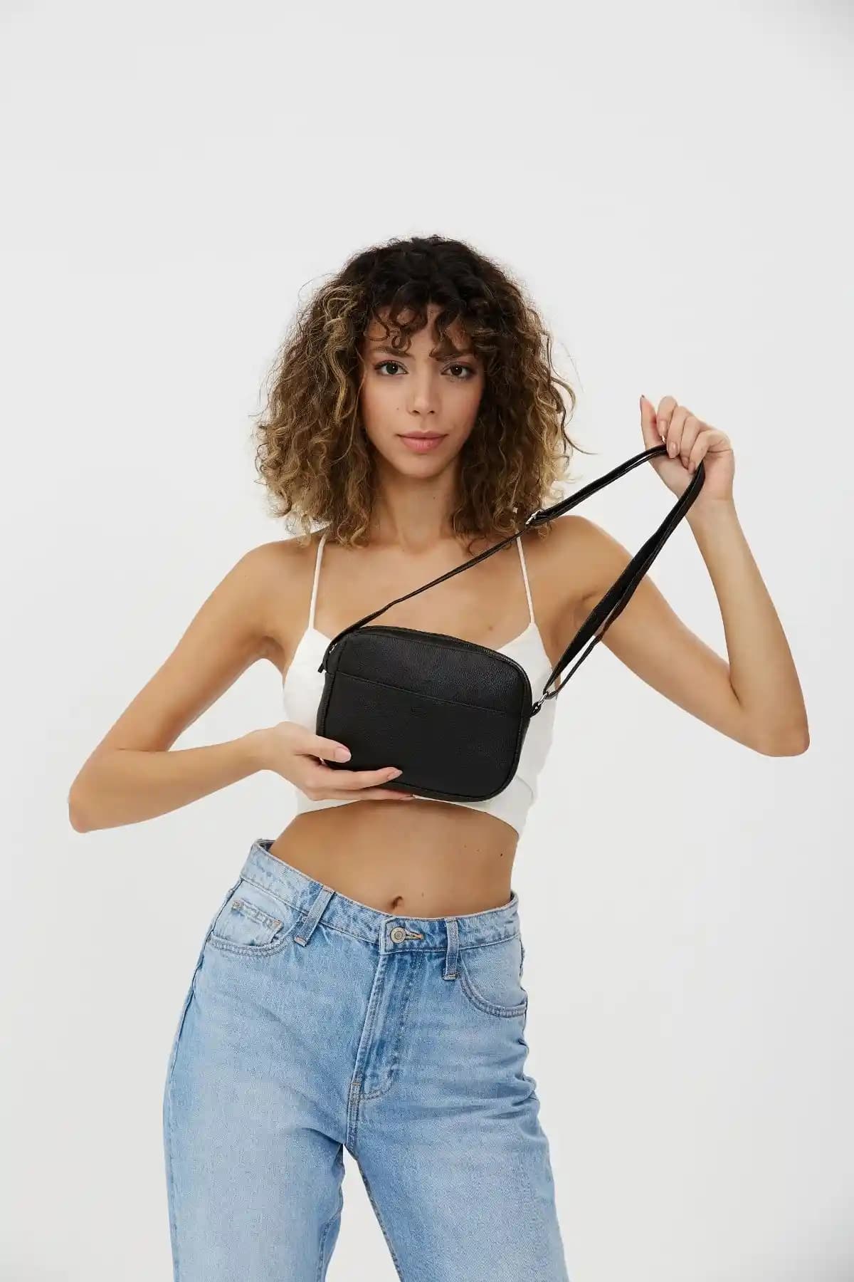 Shaka Siyah Shk22 Mini Urban Kadın Çantası Günlük ve Şık Kullanım İçin Ideal