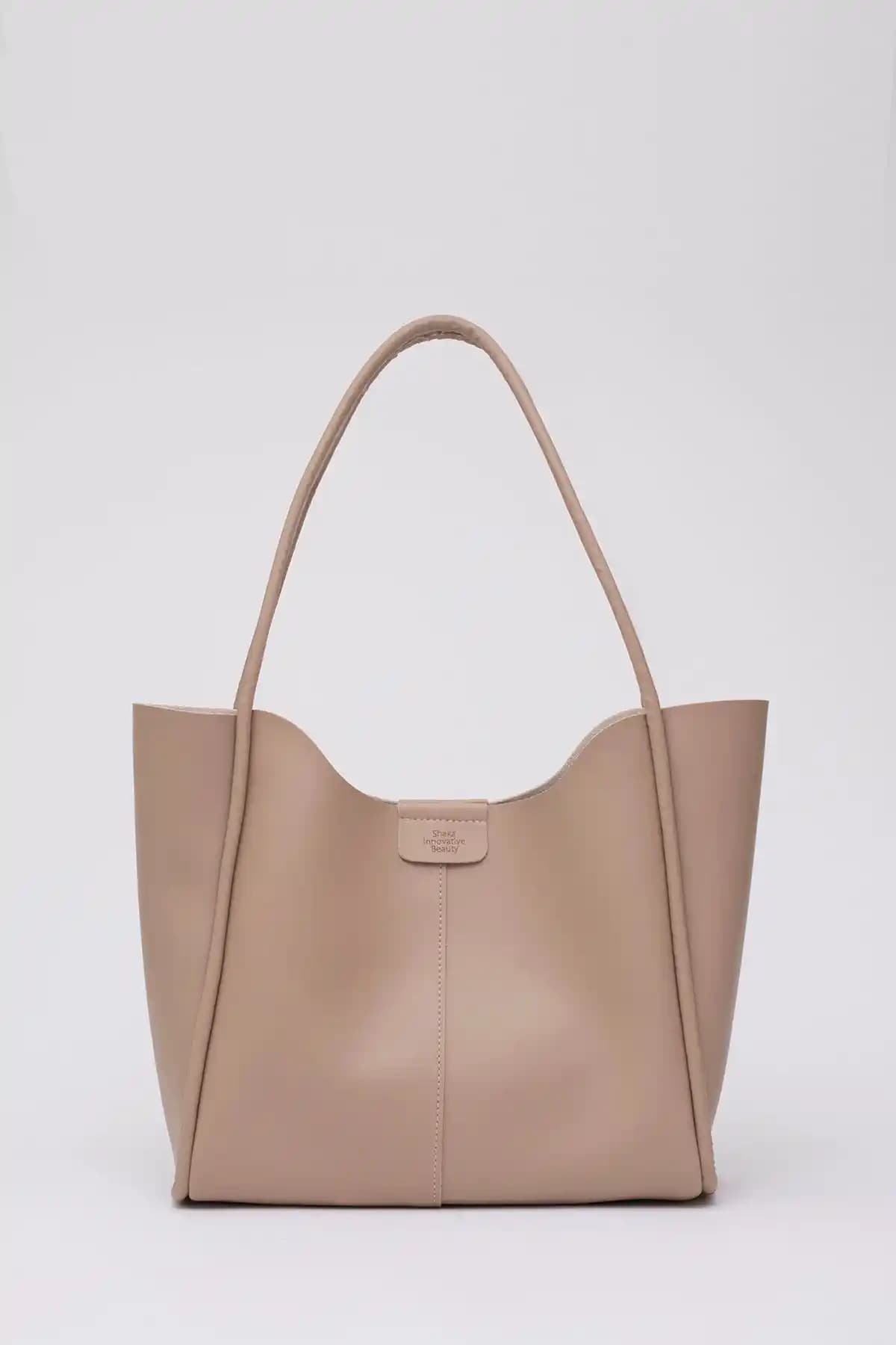 Shaka Vizon Shk76 Çıtçıtlı Suni Deri Askılı Makyaj Çantası Günlük ve Şık Kullanım İçin