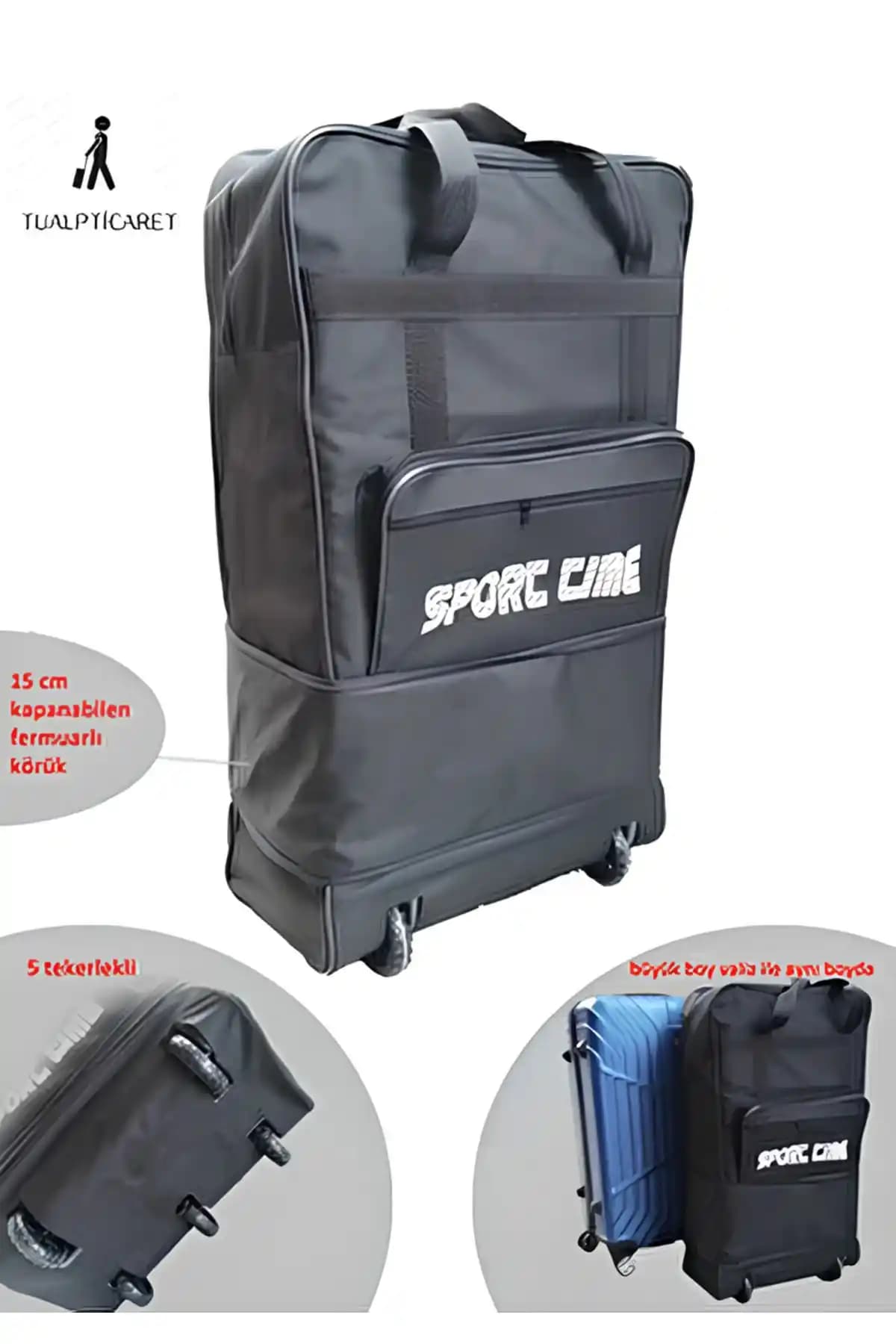 Tualpticaret Genişleyebilir Seyahat Çantası: Modern Tasarım ve Fonksiyonellik Bir Arada