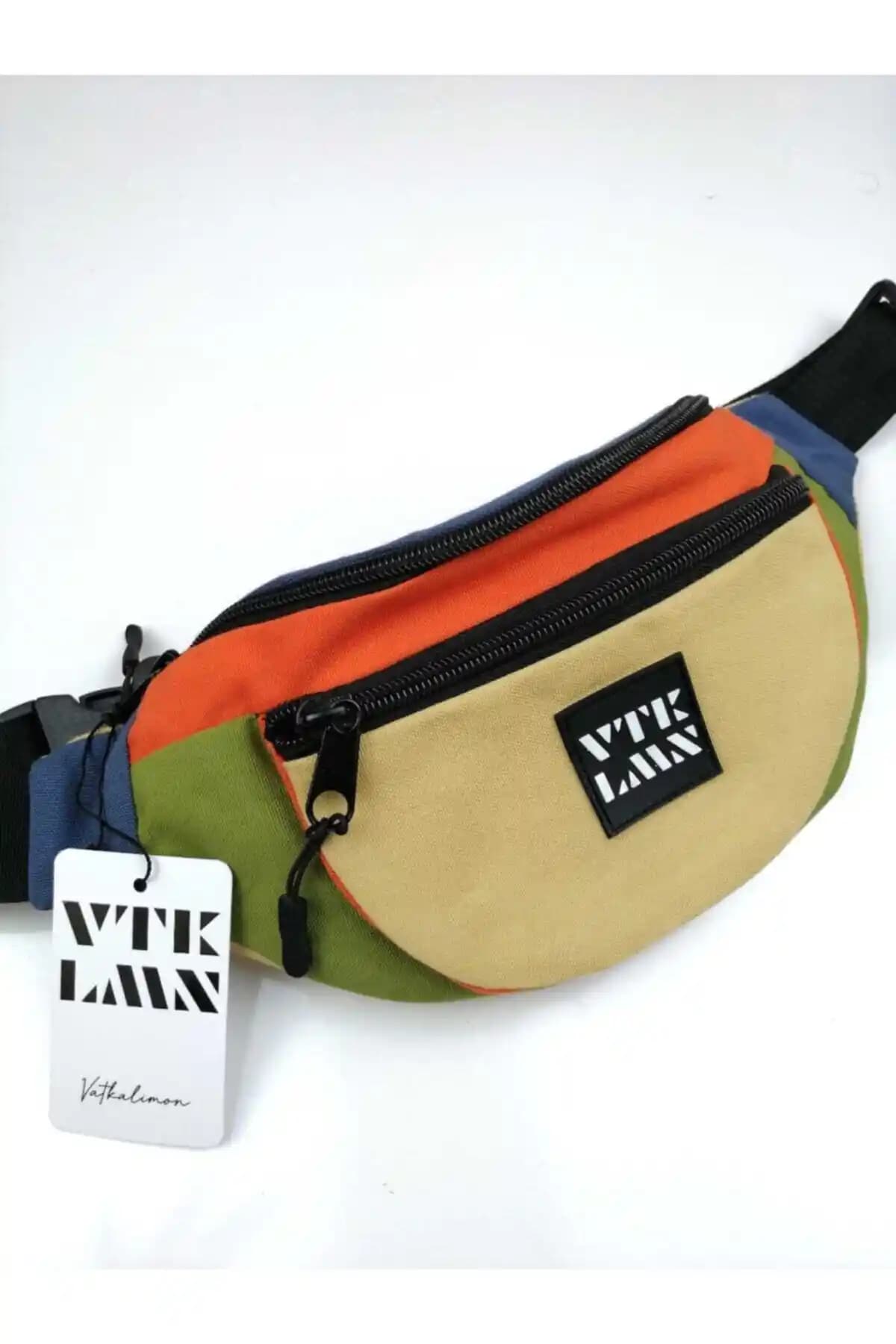 Vatkalimon Unisex Renkli Omuz ve Bel Çantası Günlük Kullanım İçin Dayanıklı ve Şık Tasarım