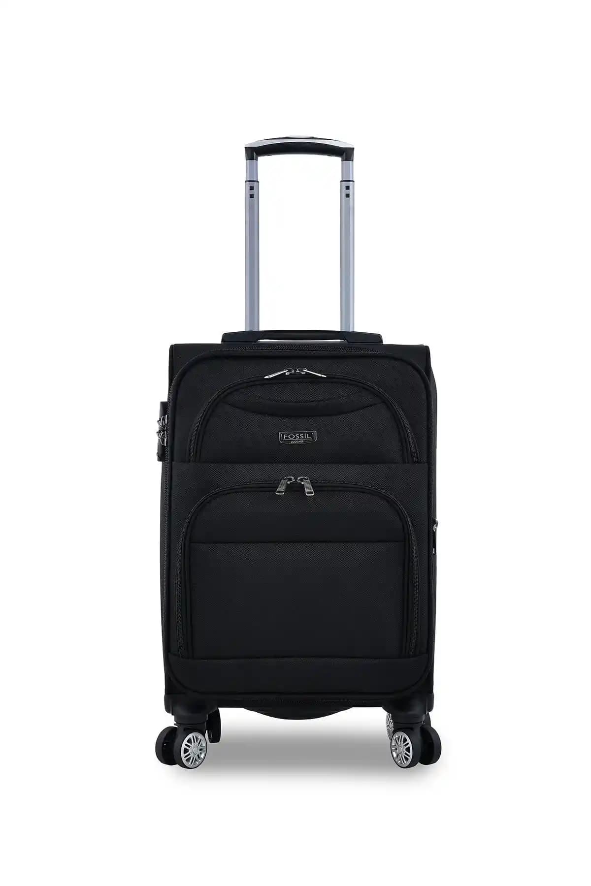 Fossil Siyah Unisex Kabin Boy Valiz ve Travel Kırılmaz 5 Tekerlekli Valiz Karşılaştırması