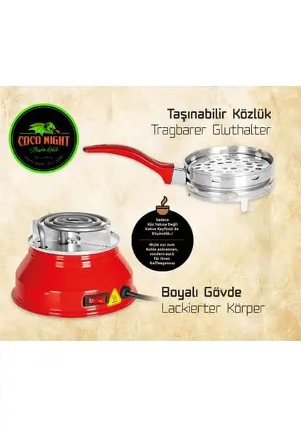 Coco Night ve Eds Kefo Elektrikli Kömür Yakma Makinesi Karşılaştırması 1