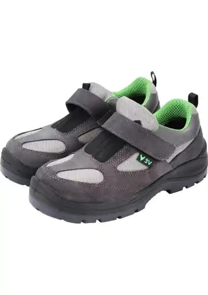 3V Süet S1P Çelik Burun ve Tabanlı Yazlık İş Ayakkabısı Güvenlik ve Konfor Sunan Dayanıklı Tasarım