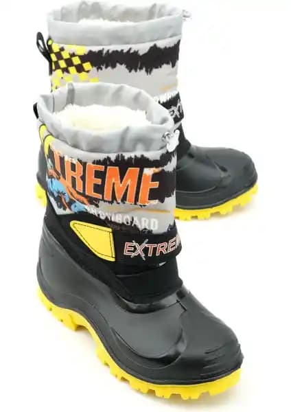 Gezer Erkek Çocuk Kışlık Extreme Botu: Su Geçirmez ve Peluş İçli Dayanıklı Tasarım