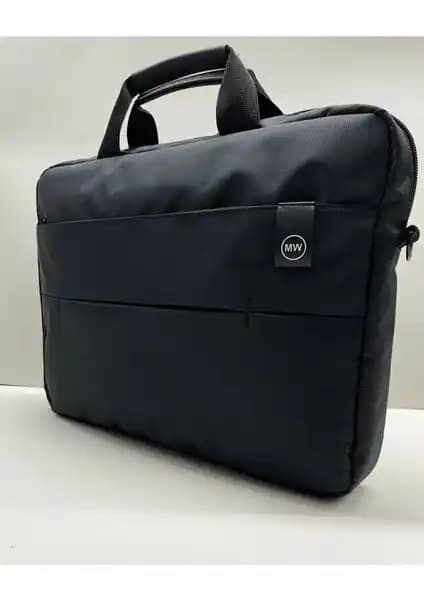 Moda West Unisex Siyah 15.6 İnç Laptop Çantası Geniş İç Hacim ve Şık Tasarım