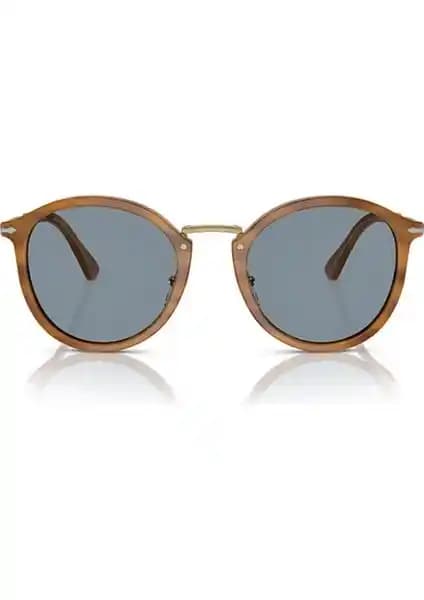 Persol 3309S 96056 53 Unisex Kahverengi Kemik Güneş Gözlüğü Modaya Uygun ve Fonksiyonel Tasarım