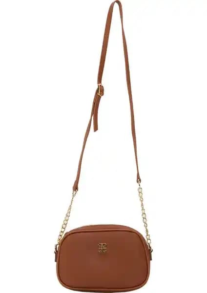 Pierre Cardin Print Camel Kadın Çapraz Çanta Günlük Şıklık ve Fonksiyonellik İçin Ideal