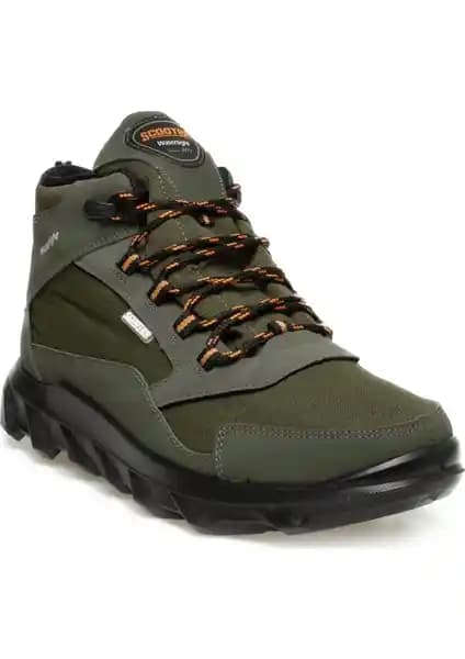 Scooter Su Geçirmez Haki Erkek Botu Dayanıklı ve Şık Tasarım
