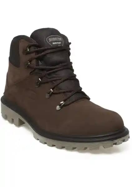 Su Geçirmez Deri Erkek Botu Şık ve Dayanıklı Kış Ayakkabısı M7101CKO