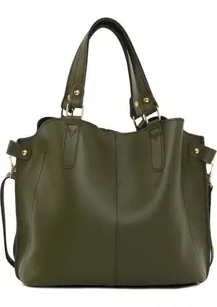 Bagmori Haki Üç Bölmeli ve Lucky Bees Kadın Çift Askılı Tote Karşılaştırması