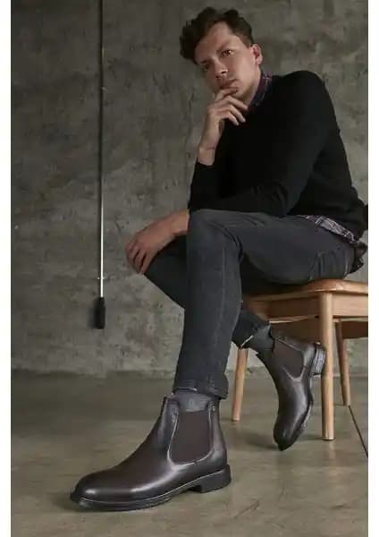 Ziya Ziya Erkek Hakiki Deri Bot Karşılaştırması: Kahverengi ve Siyah Seçenekleri