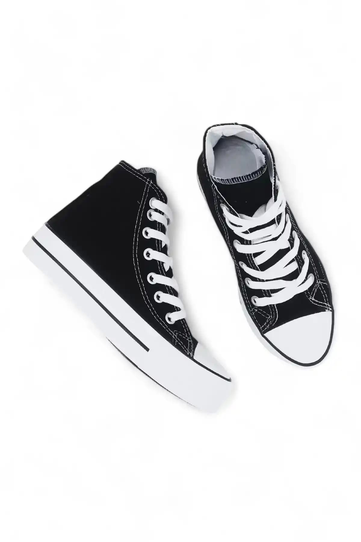 Melen Shoes Skystride Kalın Tabanlı Siyah Boğazlı Uzun Keten Spor Ayakkabısı Özellikleri ve Kullanım Avantajları