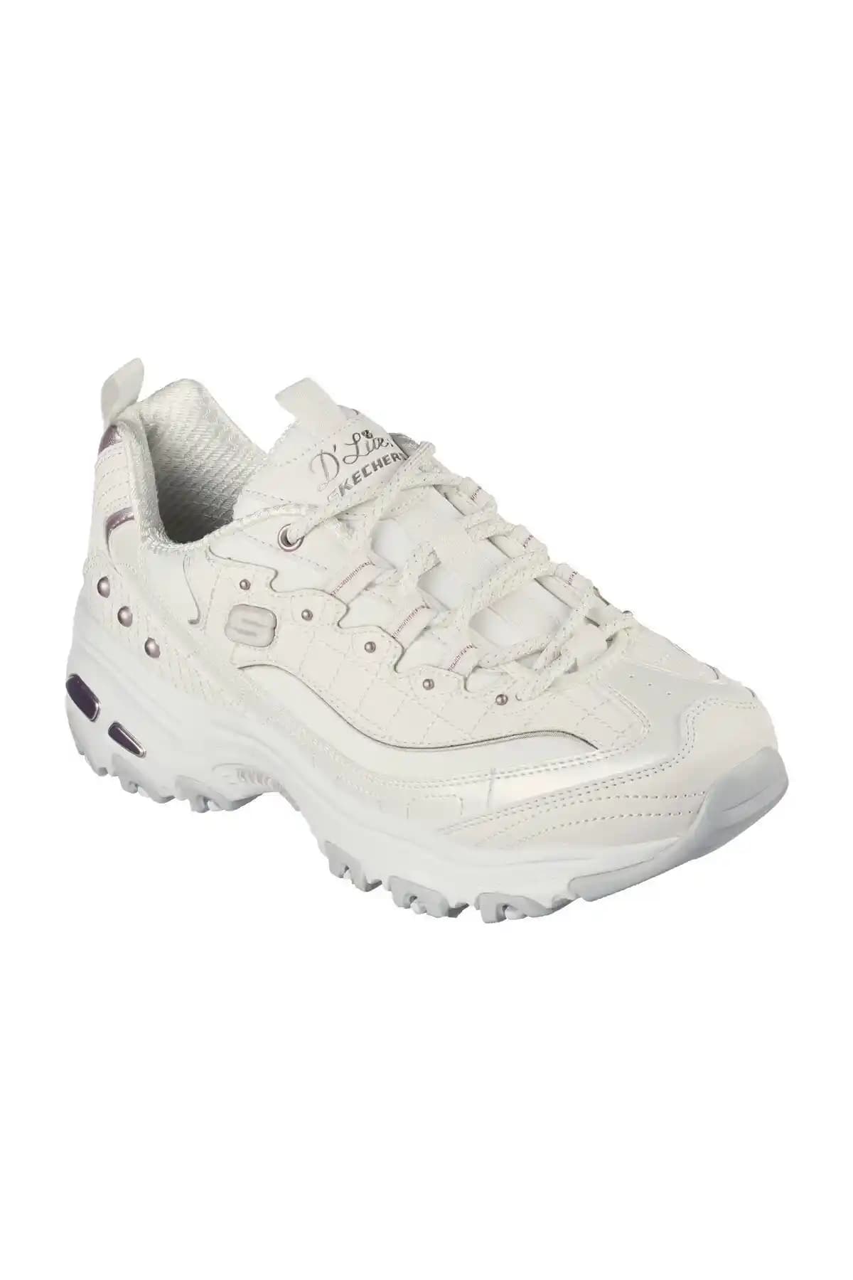 Skechers D'lites Kadın Siyah Sneakers Günlük Kullanım İçin Modern ve Rahat Tasarım