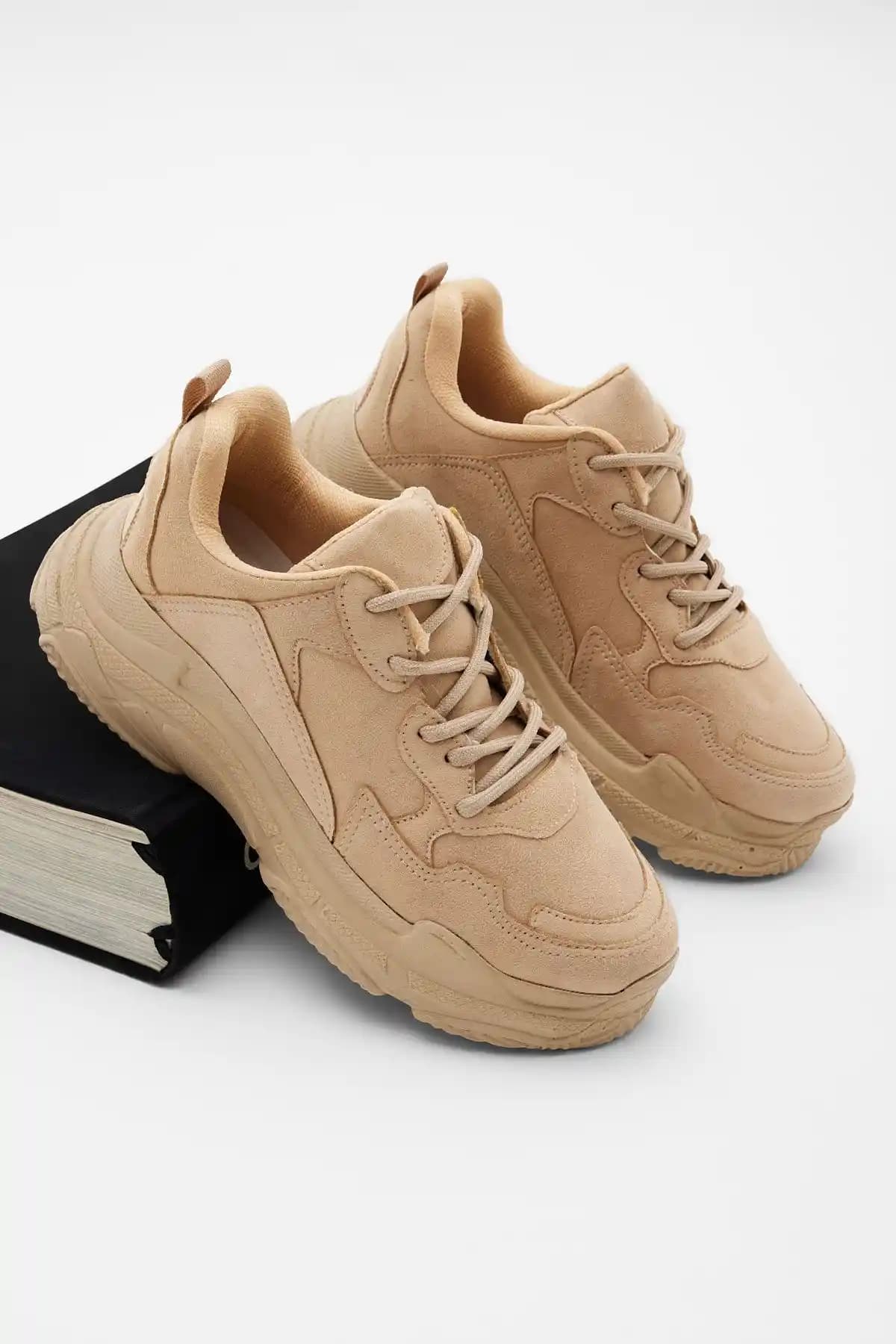 Tonny Black Kadın Bej Spor Ayakkabı - Şık ve Konforlu Günlük Kullanım Modeli