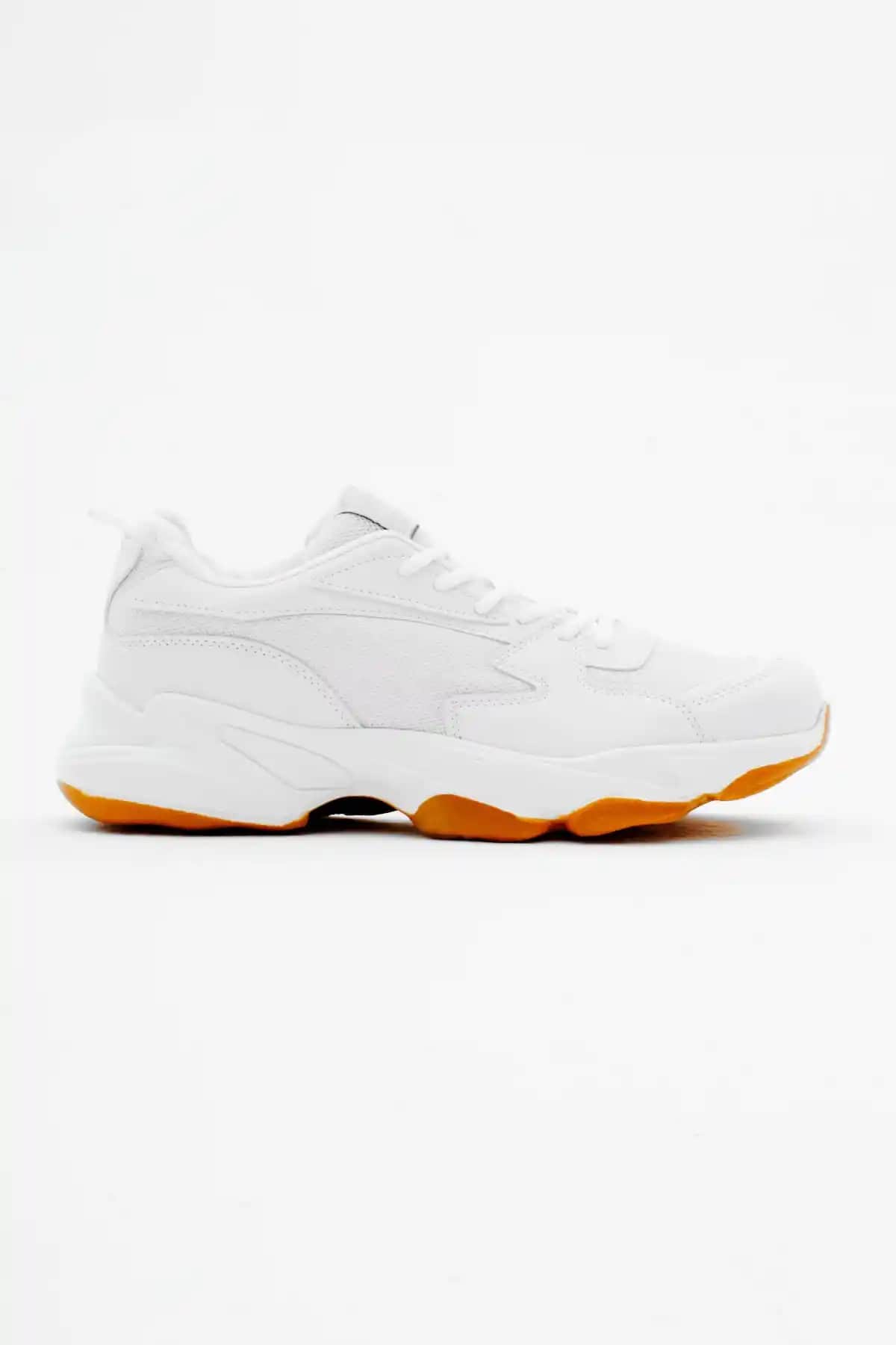 Tonny Black Unisex Beyaz Krep Spor Ayakkabı Zyp ile Günlük Şıklık ve Konforun Buluşması