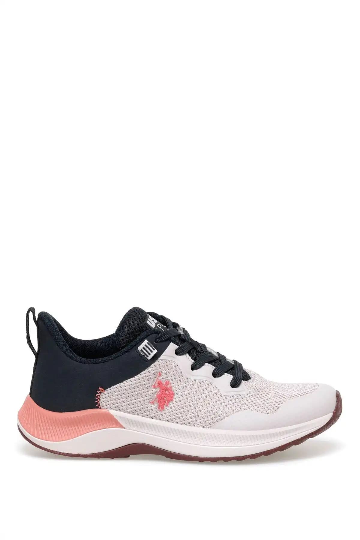 U.S. Polo Assn. Florın Wmn 3fx Pudra Kadın Koşu Ayakkabısı Günlük Spor ve Şıklık İçin Uygun