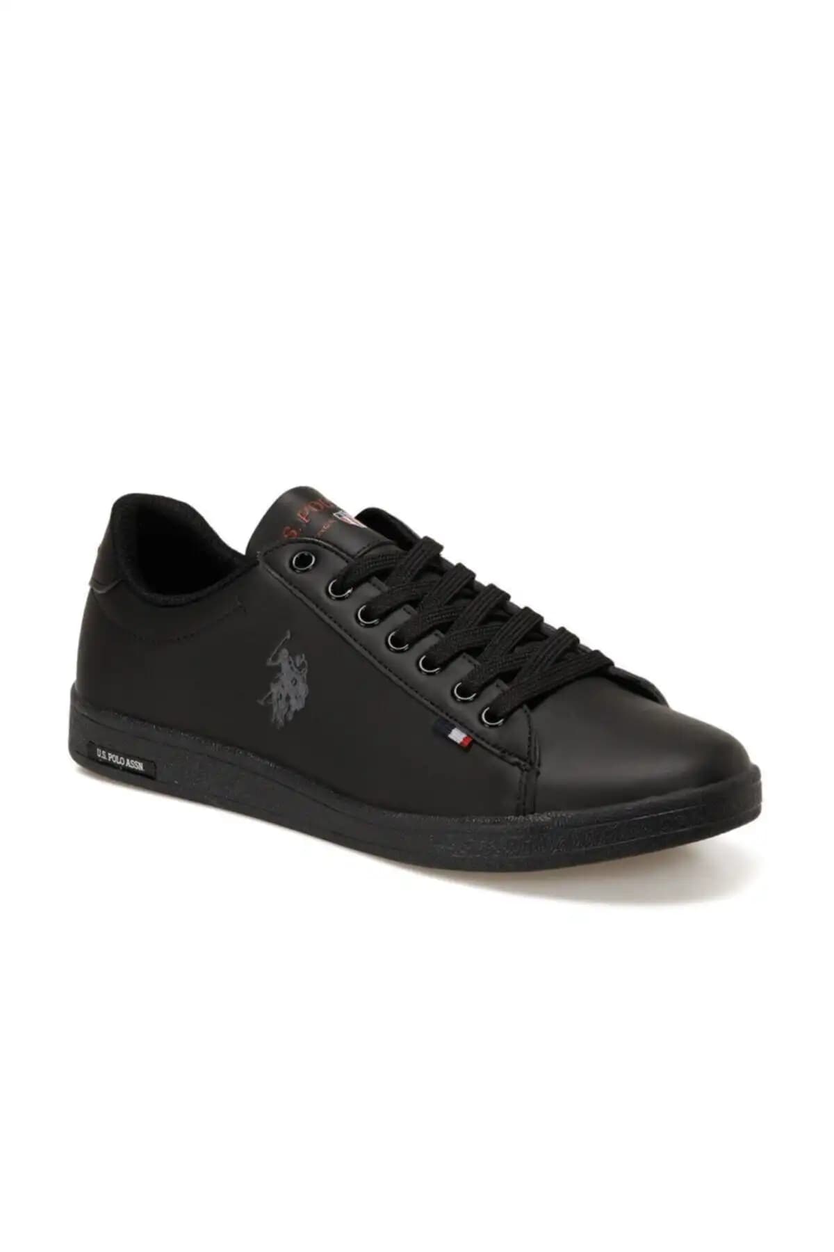 U.S. Polo Assn. Franco 1FX Siyah Erkek Sneaker Ayakkabı Günlük ve Spor Kullanımına Uygun