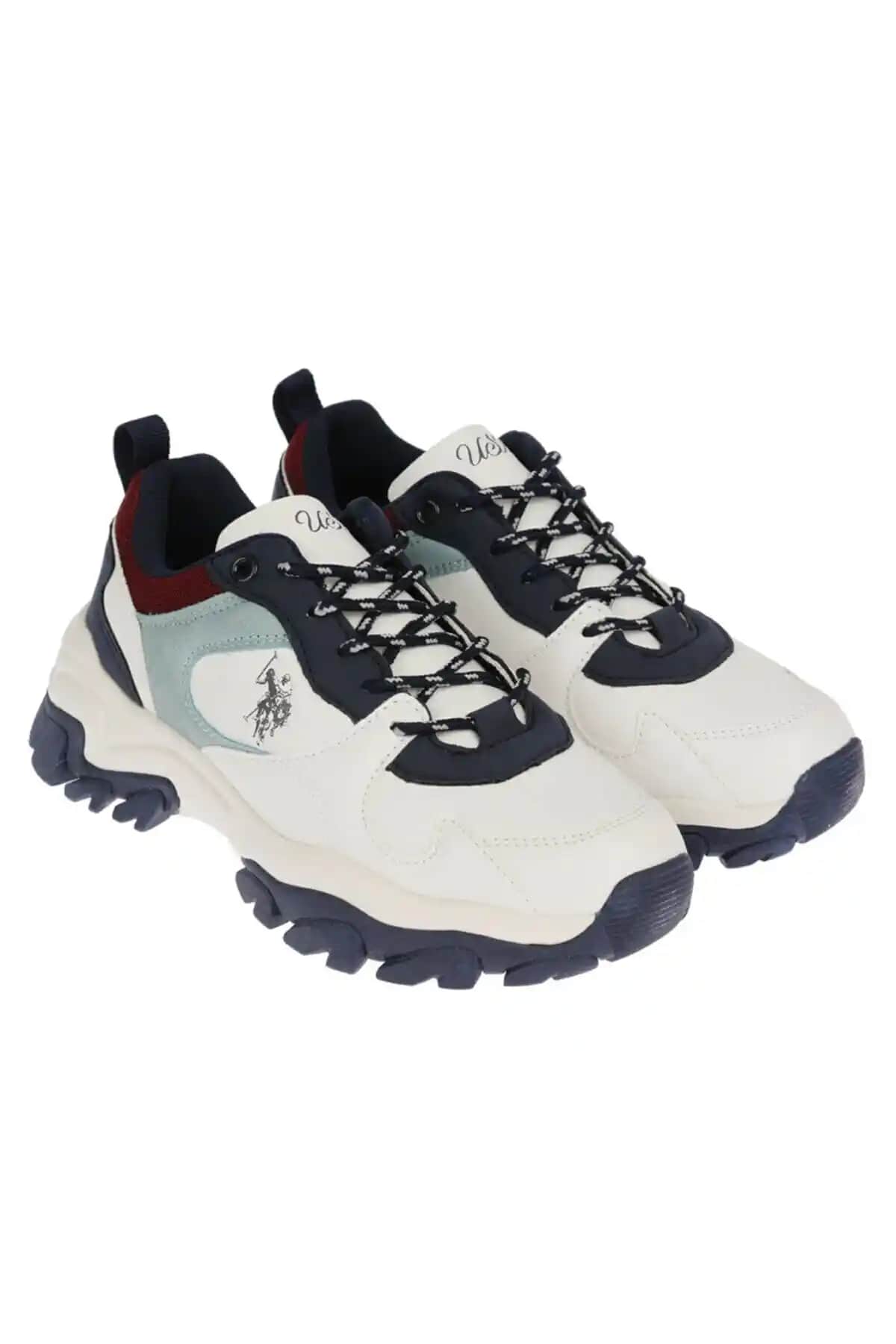 U.S. Polo Assn. Günlük Spor Ayakkabı Beyaz Lacivert Rahat ve Şık Tasarım