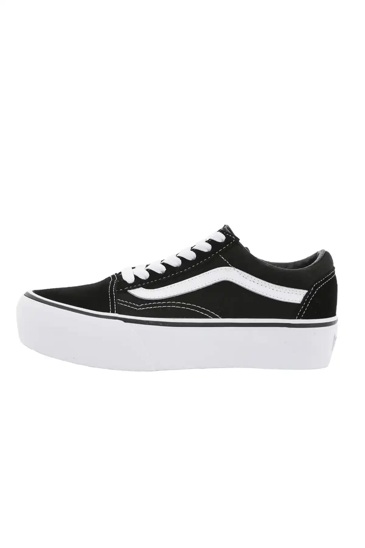 Vans Ua Old Skool Platform Spor Ayakkabı Siyah: Günlük Şıklık ve Konforun Birleşimi