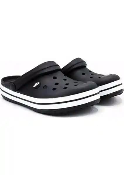 Akınalbella Bella Doremor Siyah Beyaz Sabo Crocs Terlik: Konfor ve Şıklığın Buluşması